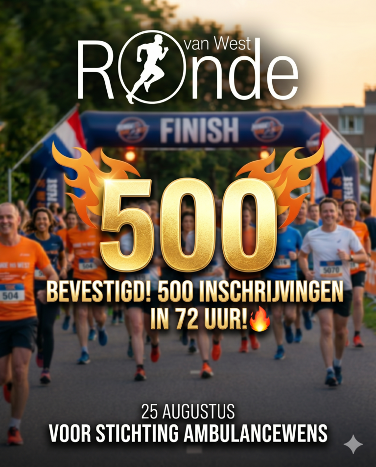 Bizar! Al 500 inschrijvingen in 72 uur